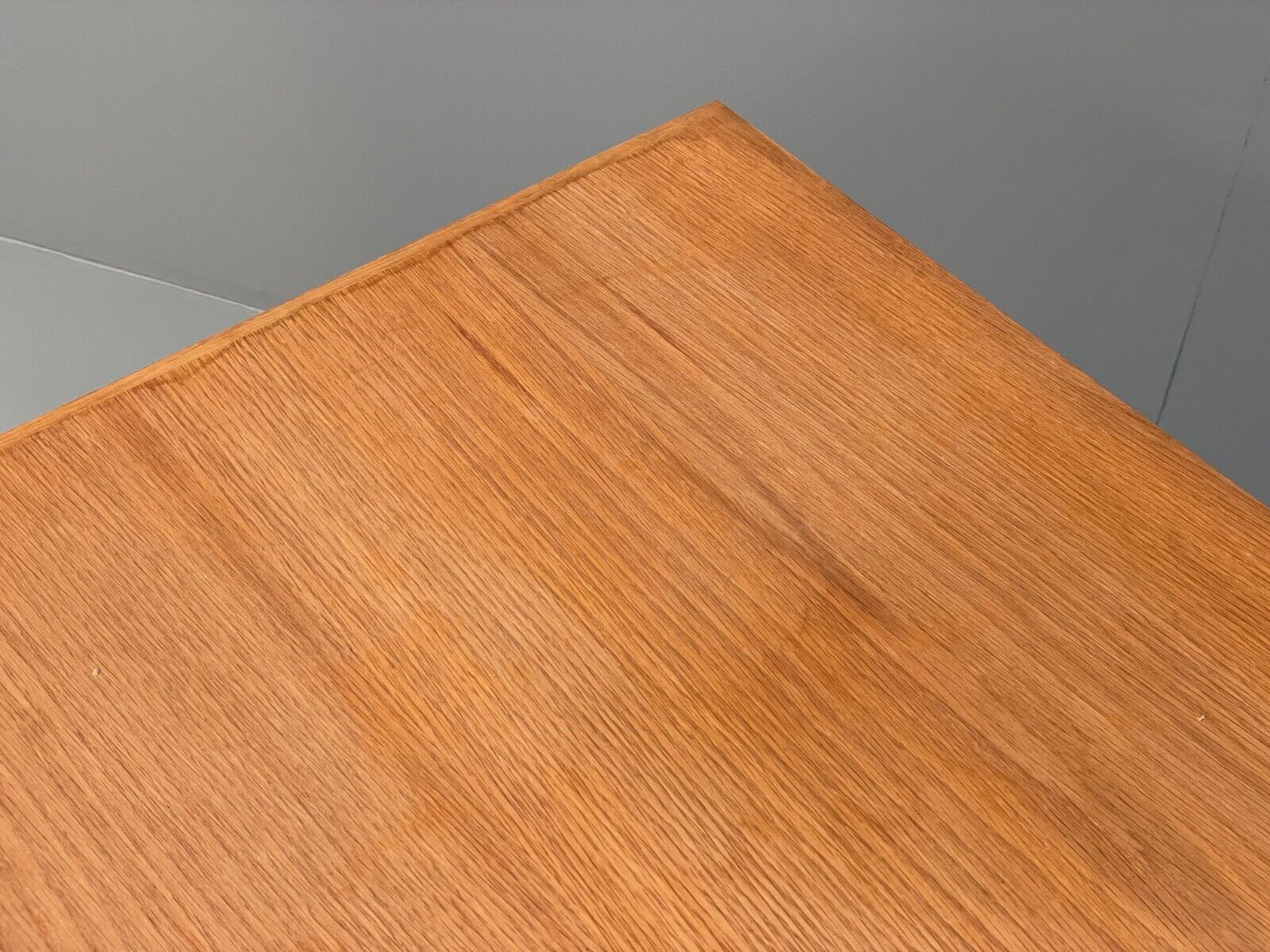 Vintage Danish Oak Desk Teak Handles With Drawers And Storage EB8722 MWOO - UKDK FURNITURE