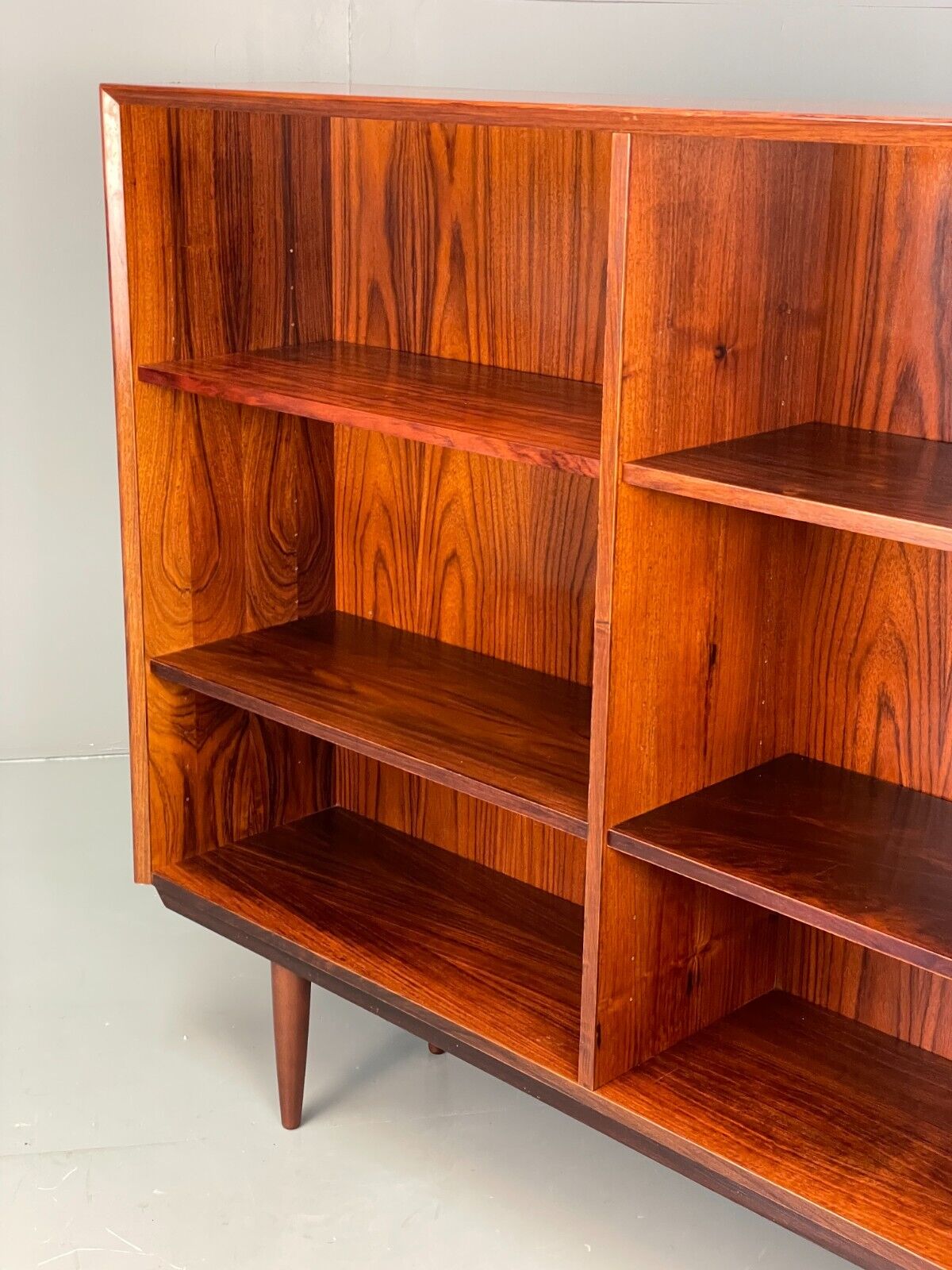 Vintage Danish Mid Century Bookcase By Brouer Adjustable Shelves EB8104 MWOO - UKDK FURNITURE
