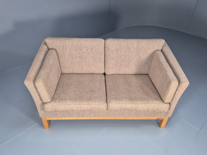 Vintage Danish Mid Century 2 Seat Sofa Beige Wool 1970s EB9668 M2SS - UKDK FURNITURE