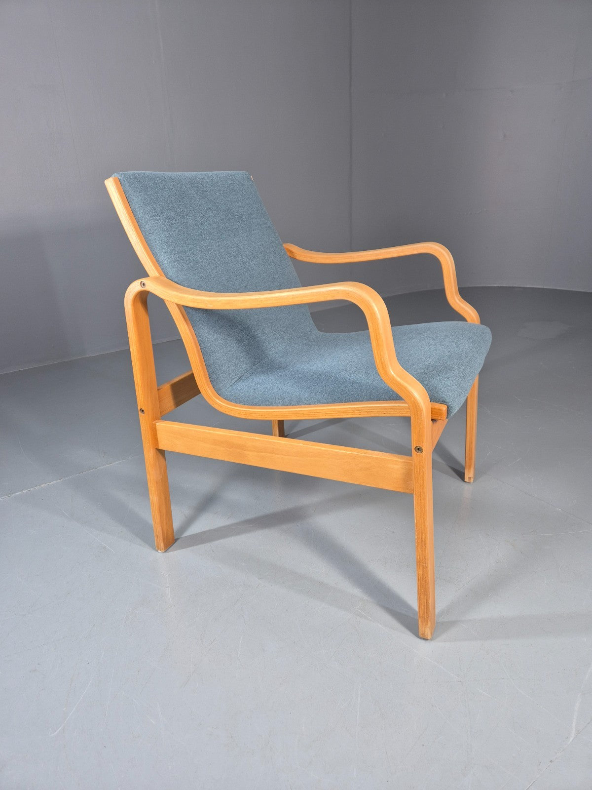 Vintage Bentwood Armchair Danish 1970 Retro Farstrup New Upholstery EB11212 MBEN3