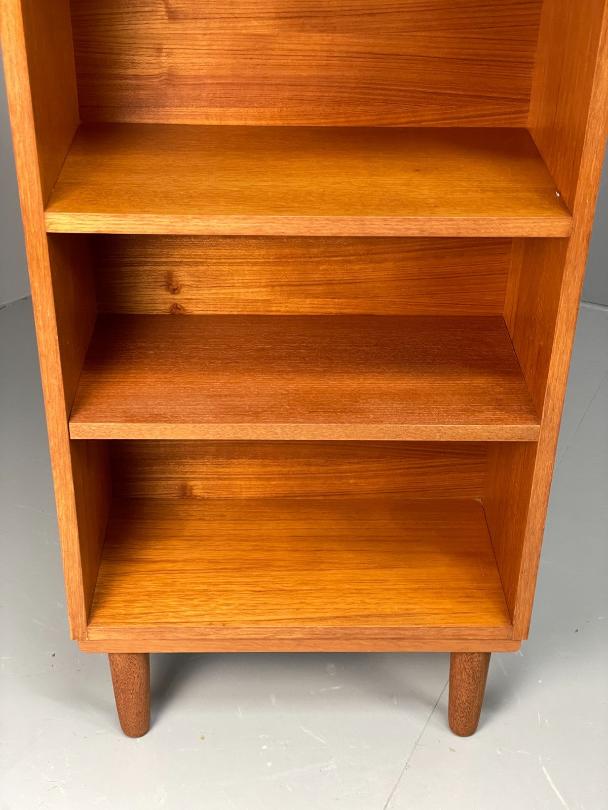 Vintage Teak Bookcase 1970s Tall Retro Alcove Shelving Unit EB11441 MWOO9