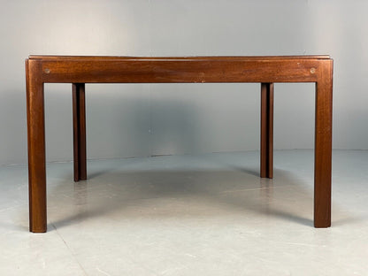 Vintage Danish Square Coffee Table Mahogany 1950s EB8673 MWOO - UKDK FURNITURE