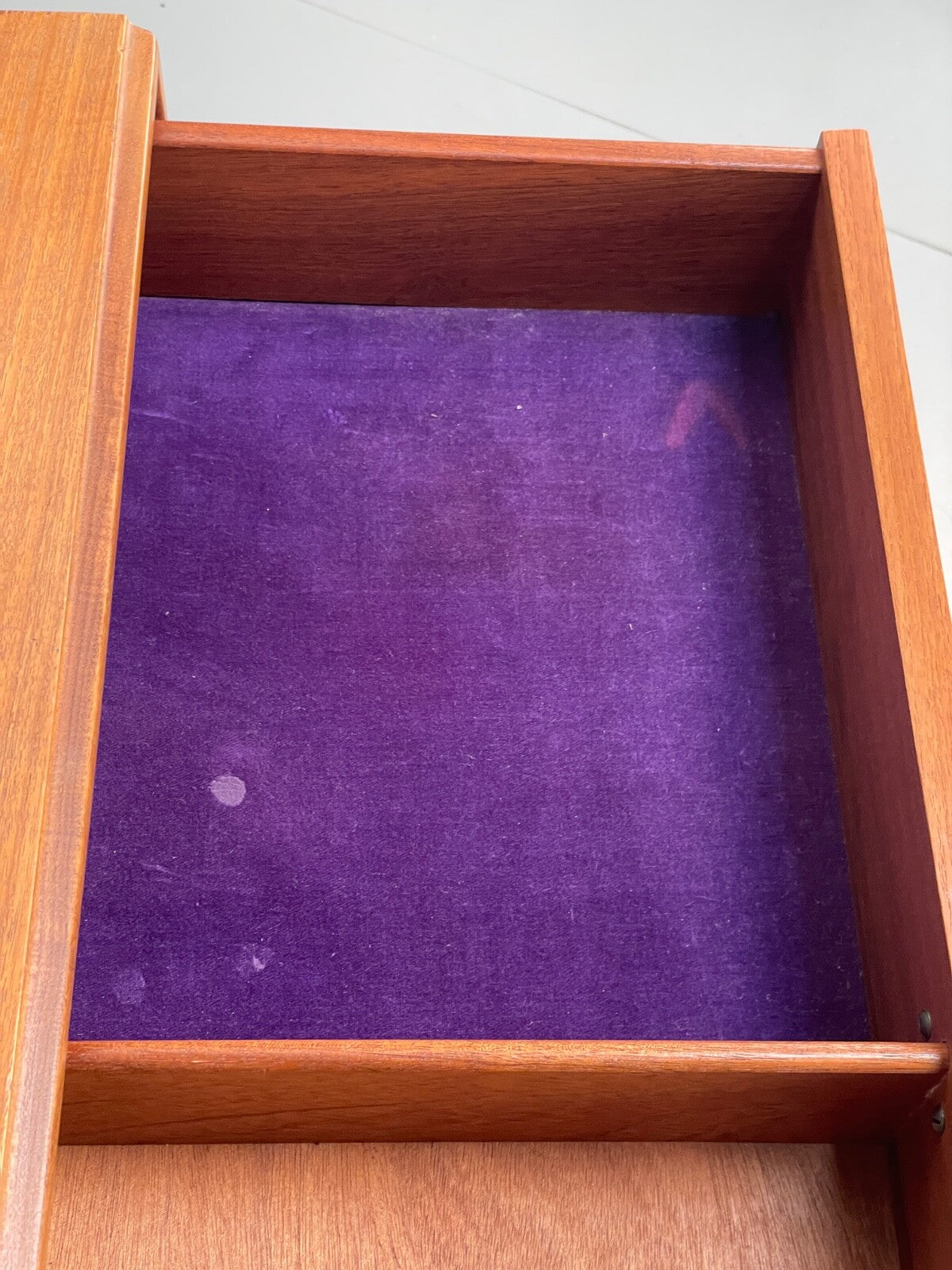 G Plan Teak Chest Of Drawers Vintage 1970s Brass Handles Felt Lined EB9762 MWOO - UKDK FURNITURE