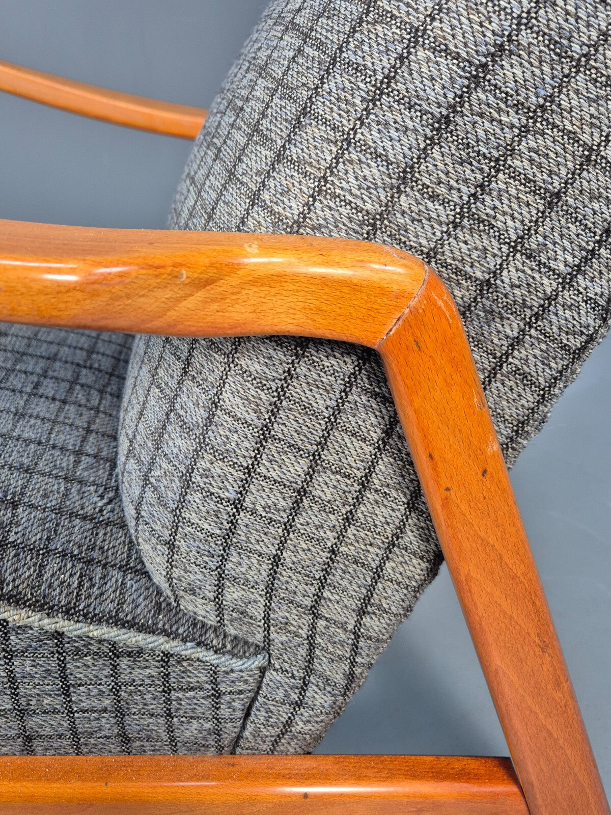 Vintage Swedish 1960s Lounge Chair Beech Open Frame Retro MCM EB9532 MNOR - UKDK FURNITURE