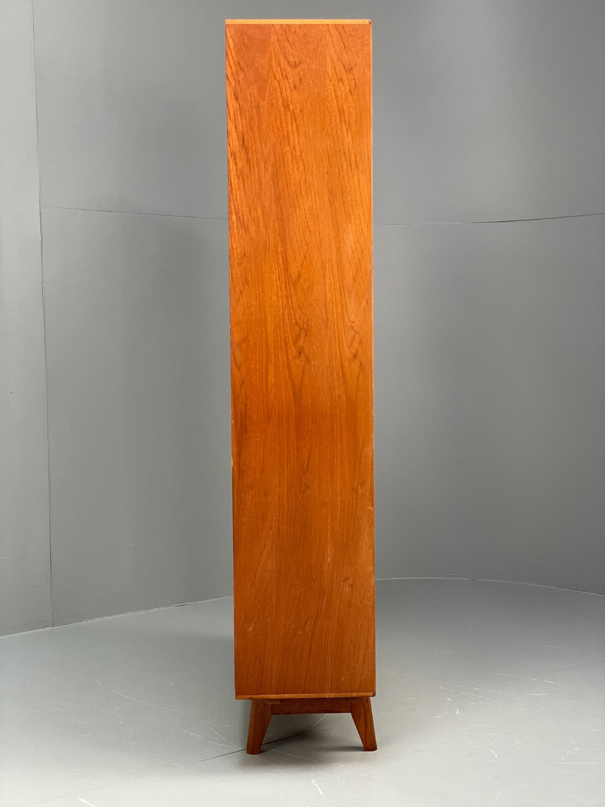 Vintage Teak Bookcase Retro 1960s Glazed Unit By Gibbs Furniture EB9776 MWOO - UKDK FURNITURE