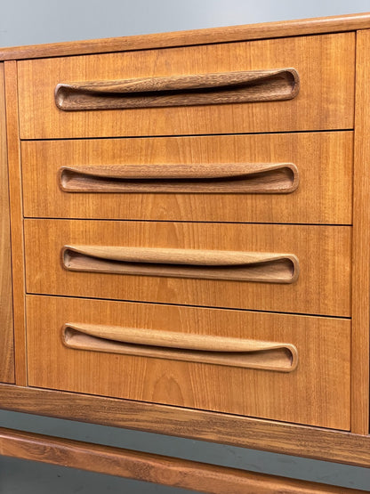 Vintage G Plan Sideboard Teak Fresco Range 1960s Shelving Drawers EB11548 MWOO9