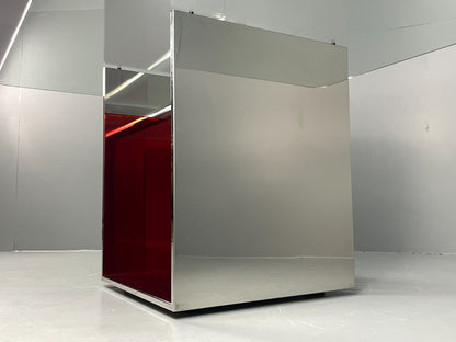 Italian Glass Dining Table By Gabriele Buratti For Acerbis Modern EB11492  MWOO16