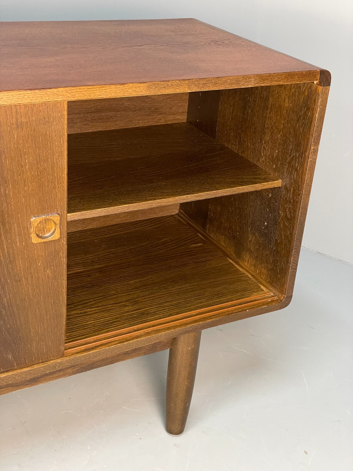 Vintage Danish Large Oak Sideboard Midcentury Shelving Storage EB8688 MWOO - UKDK FURNITURE