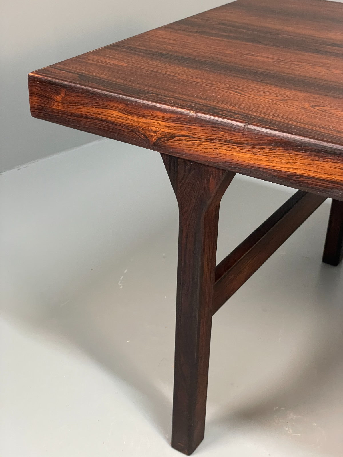 Vintage Danish Coffee Table - 1960s Mid Century By Dyrlund No Shelf EB10943 MWOO15