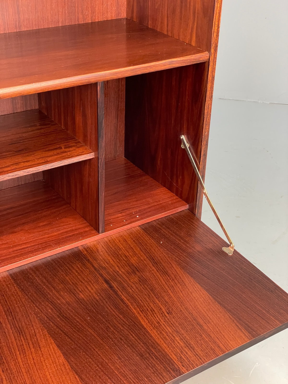 Vintage Danish Bookcase Drinks Cabinet Drop Door Torben B Nielsen EB8727 MWOO - UKDK FURNITURE