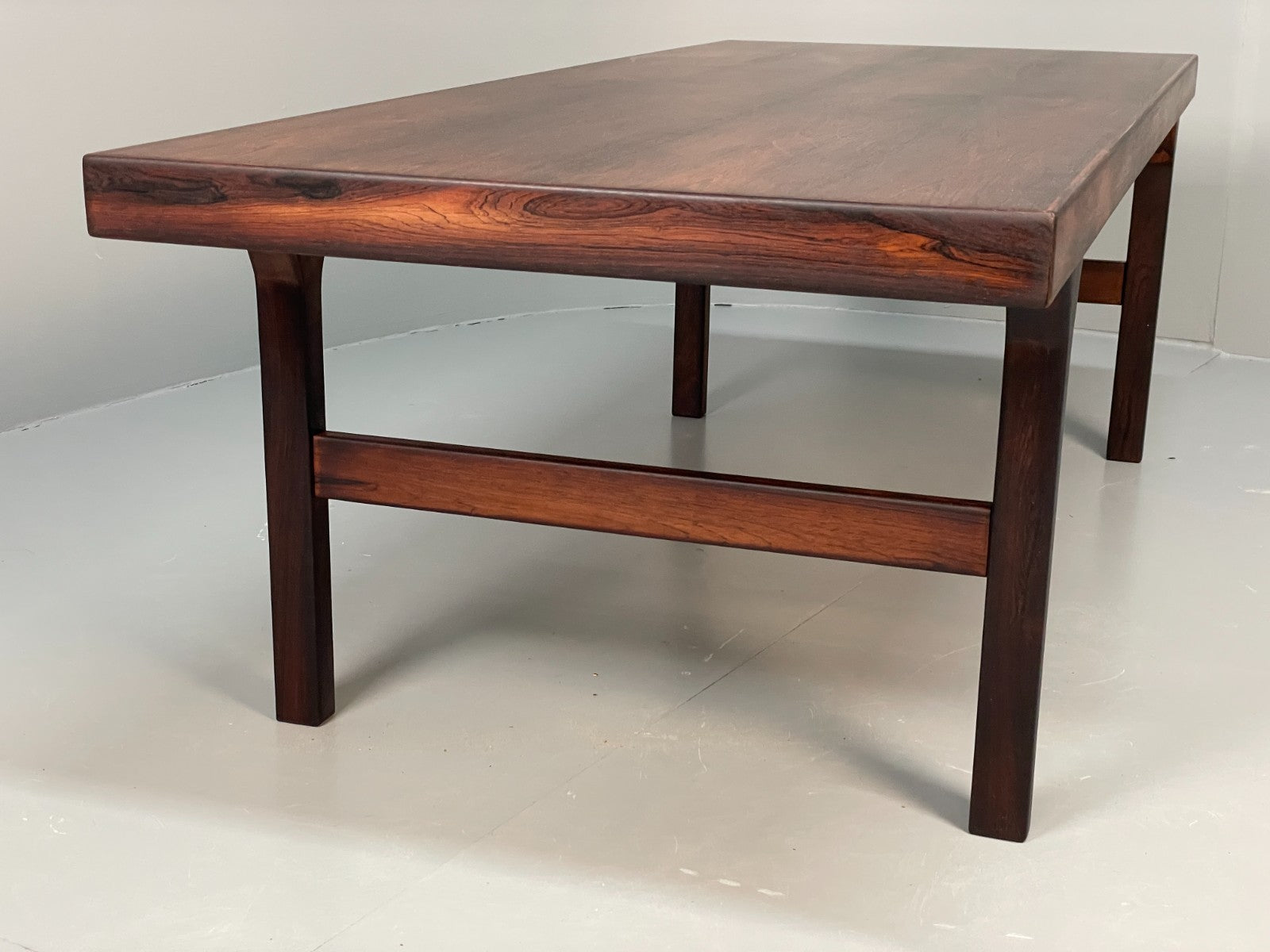 Vintage Danish Coffee Table - 1960s Mid Century By Dyrlund No Shelf EB10943 MWOO8