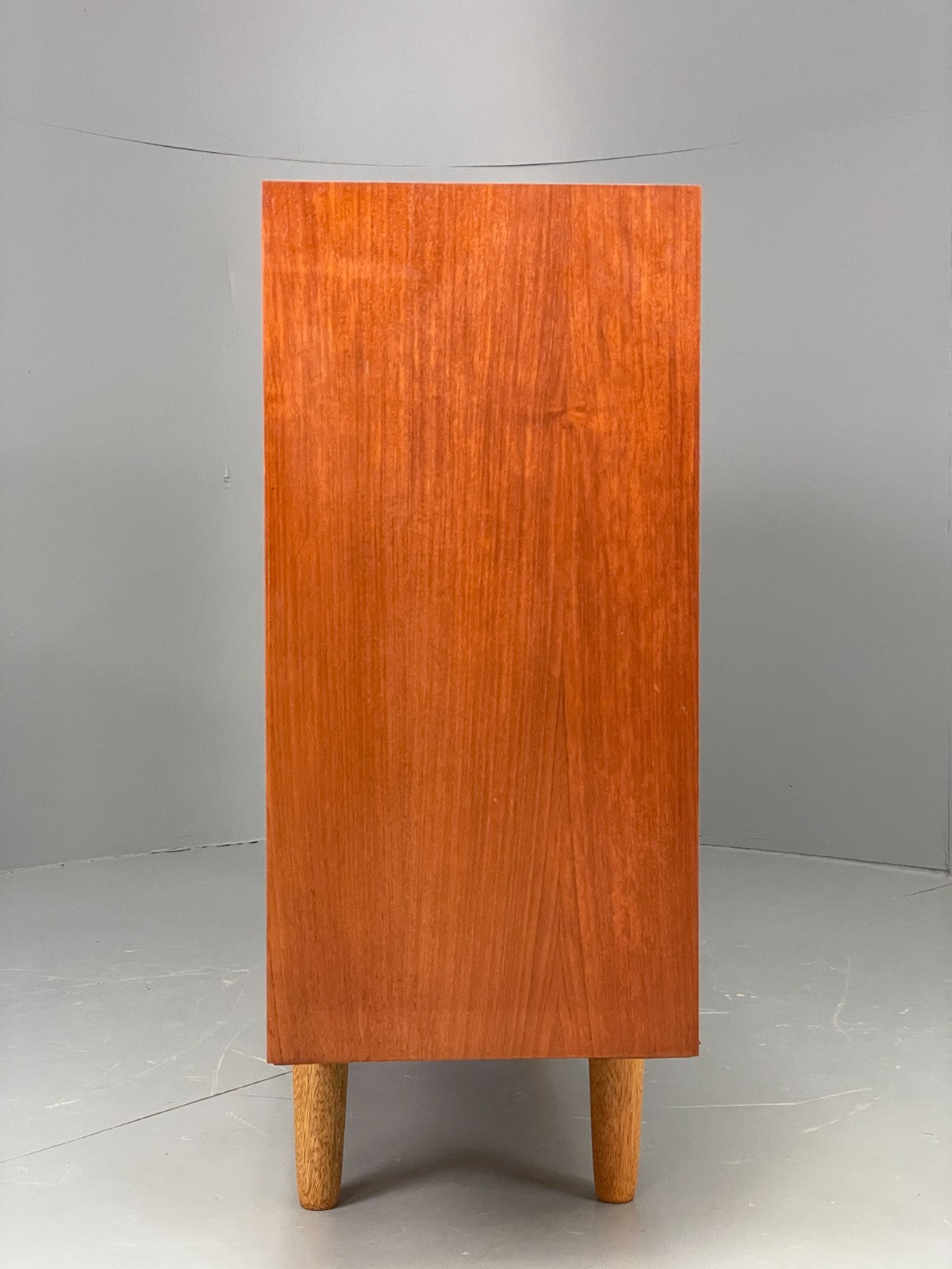 Vintage Teak Glazed Bookcase Danish 1970s Shelving Glass Retro EB11797 MWOO16