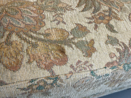 2 Vintage Danish Lounge Chairs Floral Cotton Oak Frame Retro EB6690 MNOR - UKDK FURNITURE