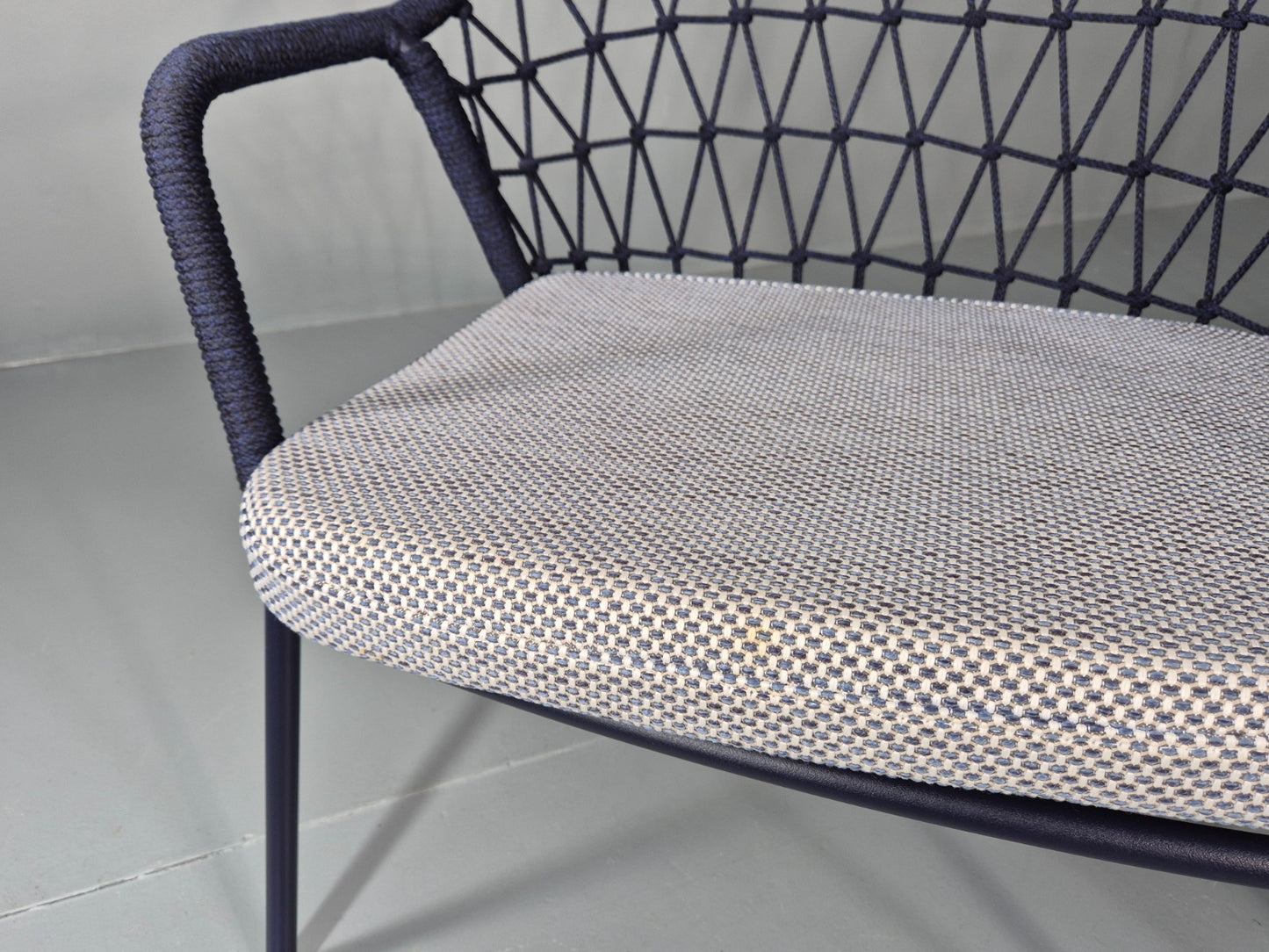 2 Pedrali 3679 Chairs Model Panarea Blue and Grey Modern Design EB11427 MNOR6