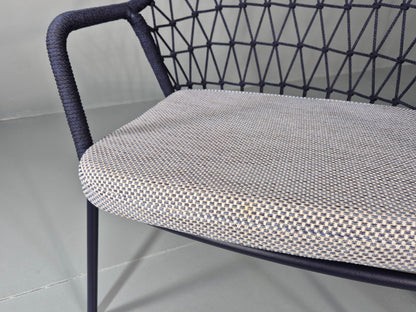 2 Pedrali 3679 Chairs Model Panarea Blue and Grey Modern Design EB11427 MNOR6