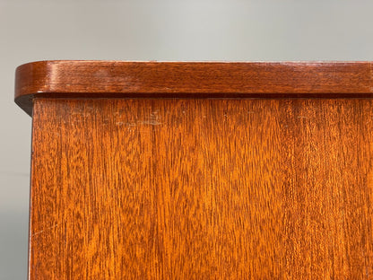 Vintage Austinsuite Chest Of Drawers Walnut Brass Handles 1960s EB10677 MWOO21