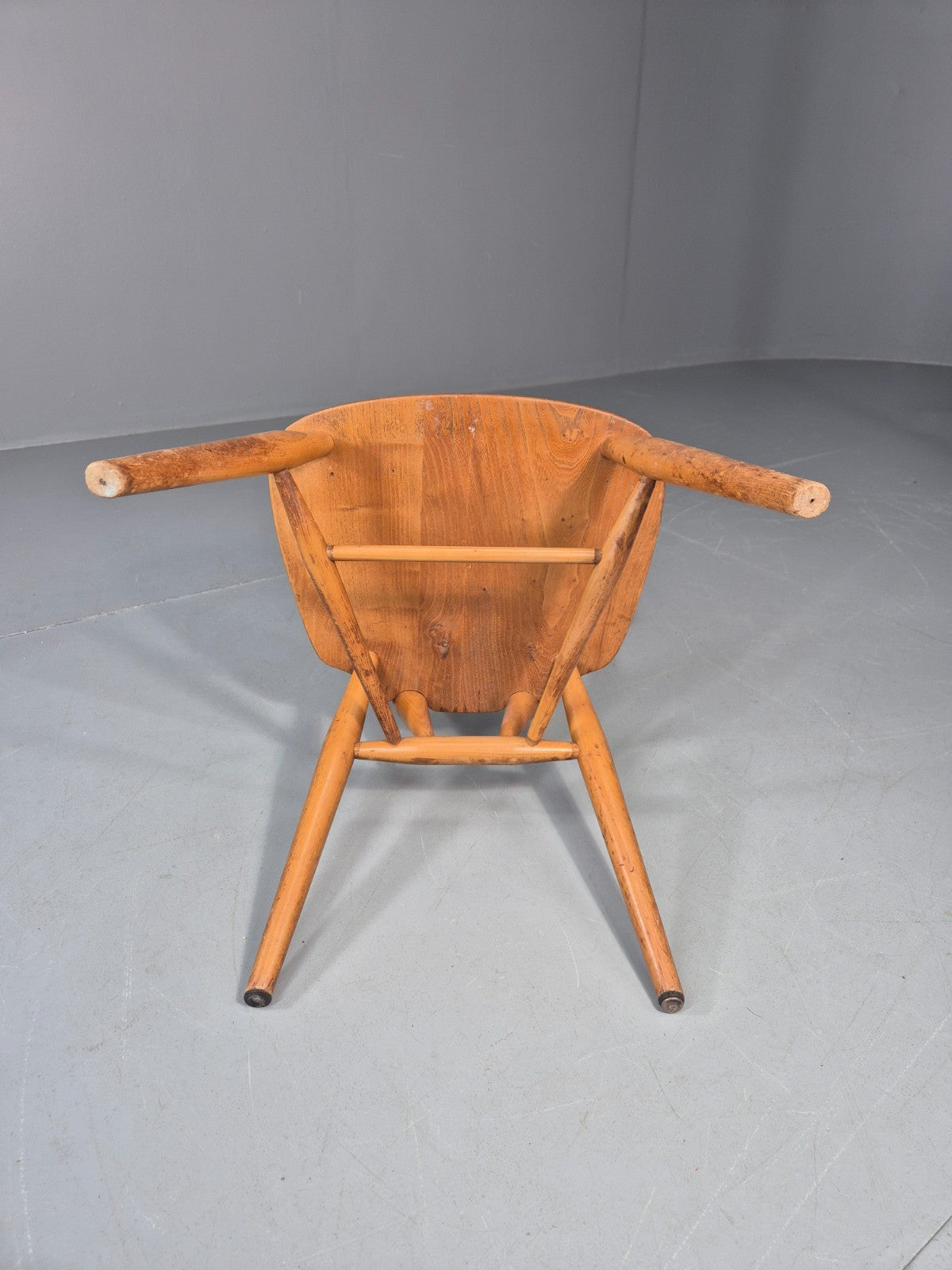 Ercol Stacking Chair Junior Elm and Beech 1960s Retro EB11422 MDIN10