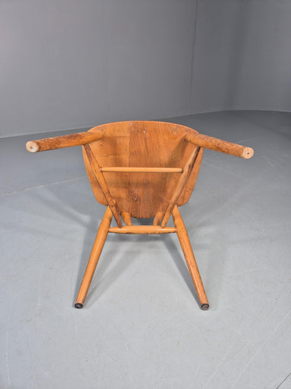 Ercol Stacking Chair Junior Elm and Beech 1960s Retro EB11422 MDIN10