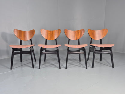 4 Librenza G Plan Dining Chairs New Upholstery 1950s Retro MCM EB11821 MDIN4