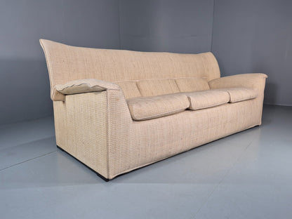 Afra and Tobia Scarpa for B and B Italia Three Seater Lauriana 80s EB11005 V3SS1