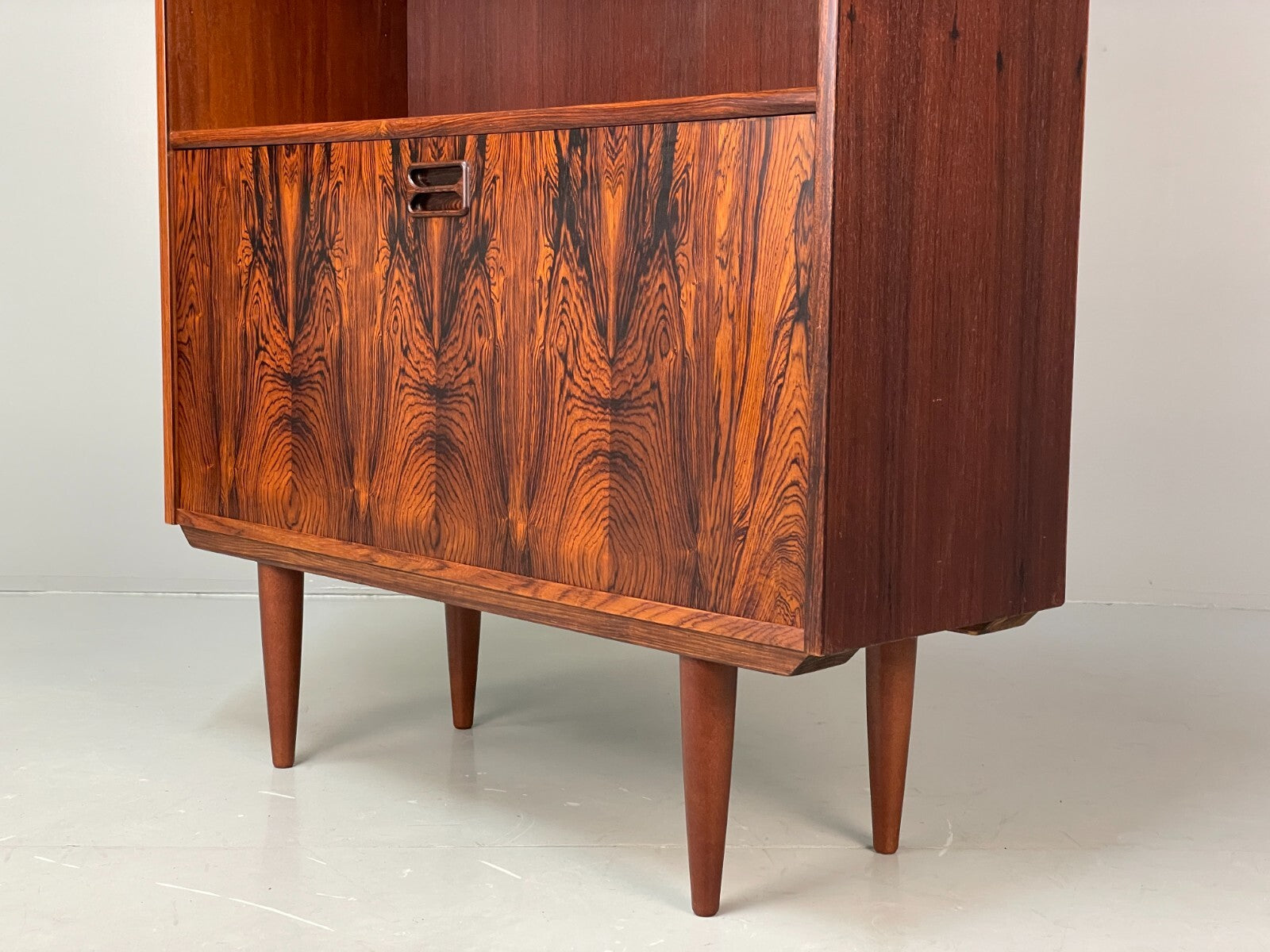 Vintage Danish Bookcase Drinks Cabinet Drop Door Torben B Nielsen EB8727 MWOO - UKDK FURNITURE