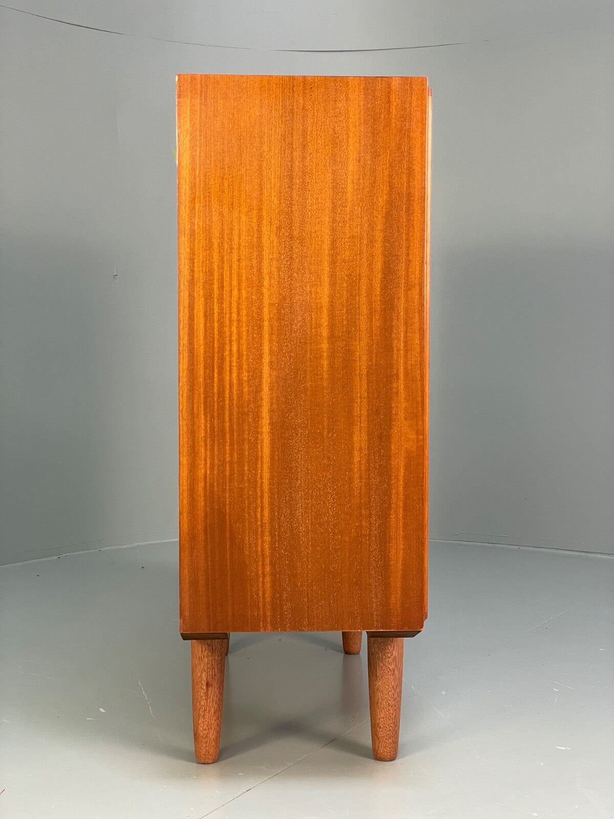 Vintage Teak Glazed Bookcase Beaver And Tapley Mid Century Shelving EB9718 MWOO - UKDK FURNITURE