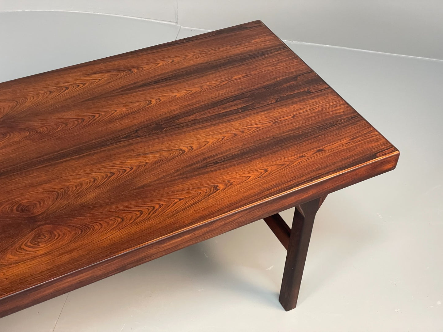 Vintage Danish Coffee Table - 1960s Mid Century By Dyrlund No Shelf EB10943 MWOO4