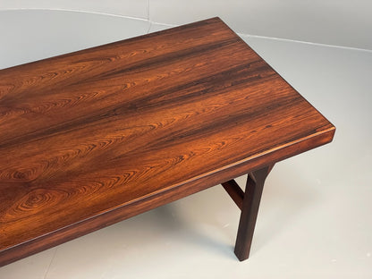 Vintage Danish Coffee Table - 1960s Mid Century By Dyrlund No Shelf EB10943 MWOO4