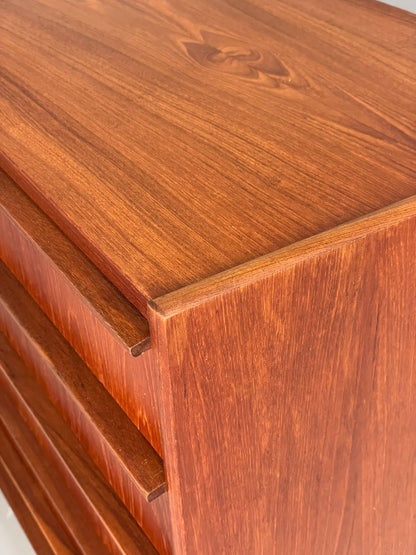 Vintage Chest Of Drawers Teak 1960s Danish Retro Storage MCM EB10868 MWOO13