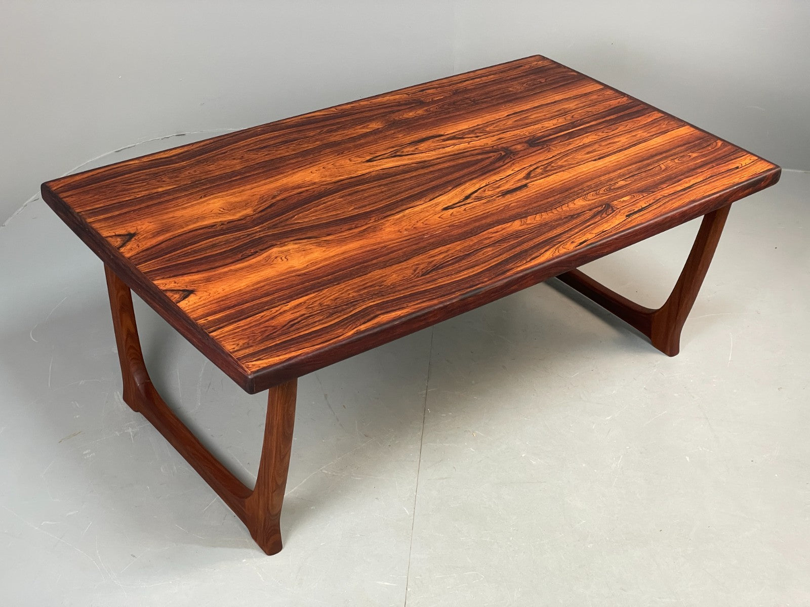 Vintage Rectangular Coffee Table Mid Century Norwegian Design EB10676 MWOO0