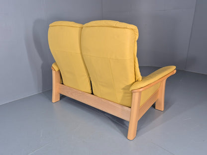 Ekornes Stressless Two Seater Leather Sofa Recline Stressless  EB11266 M2SS15