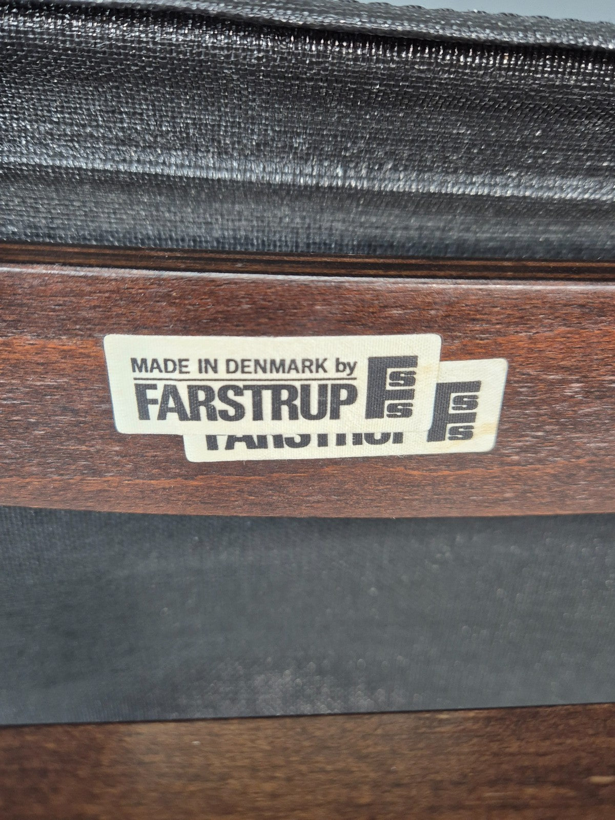 Vintage Farstrup Lounge Chair Danish Design 1970s Retro Leather MCM EB11320 MBEN13