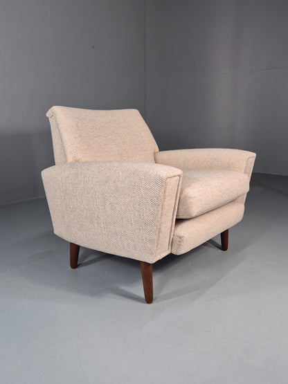 Mid Century Danish Lounge Chair 1960s Vintage Thams Reupholstered   EB11261 MNOR8