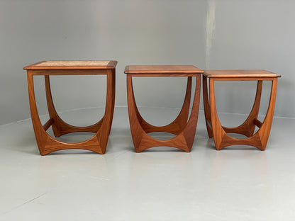 Vintage G Plan Astro Teak Nest of Tables 1970s Retro EB9522 MWOO - UKDK FURNITURE