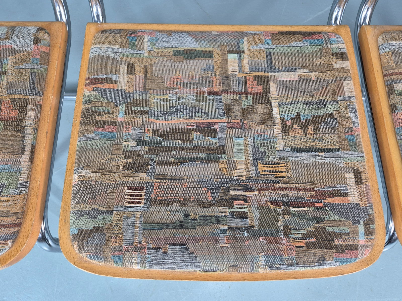 4 Cesca Dining Chairs Marcel Breuer Bauhaus Classic 1980s Retro EB11252 VDIN7