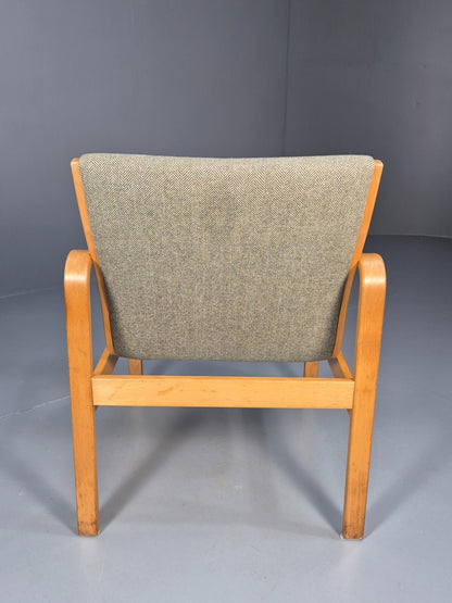 Vintage Danish Lounge Chair Farstrup Bentwood New Upholstery 1970s EB4877 MBEN10