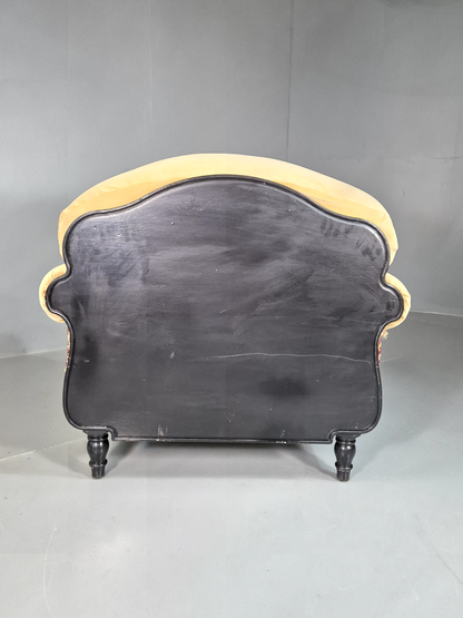 Vintage Lounge Chair Patchwork Ducal 1990s Retro EB7363 VCLO12