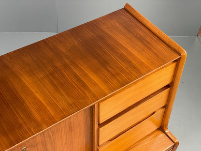 Vintage Walnut Sideboard Highboard 1960s Drawers By Wrighton EB10679 MWOO6