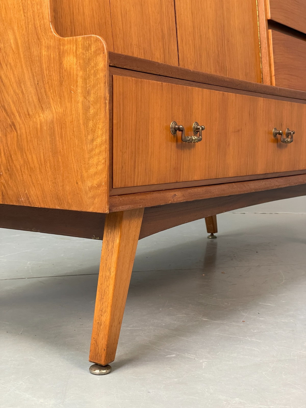 Vintage Walnut Sideboard Highboard 1960s Drawers By Wrighton EB10679 MWOO22