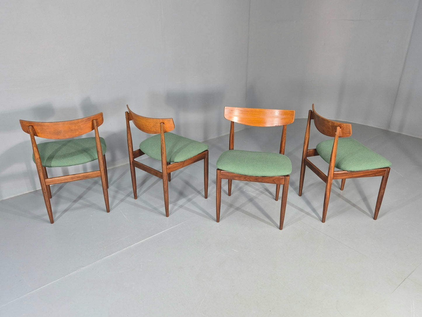 4 Vintage G Plan Dining Chairs Danish Design 1960s Retro MCM EB11484 MDIN9