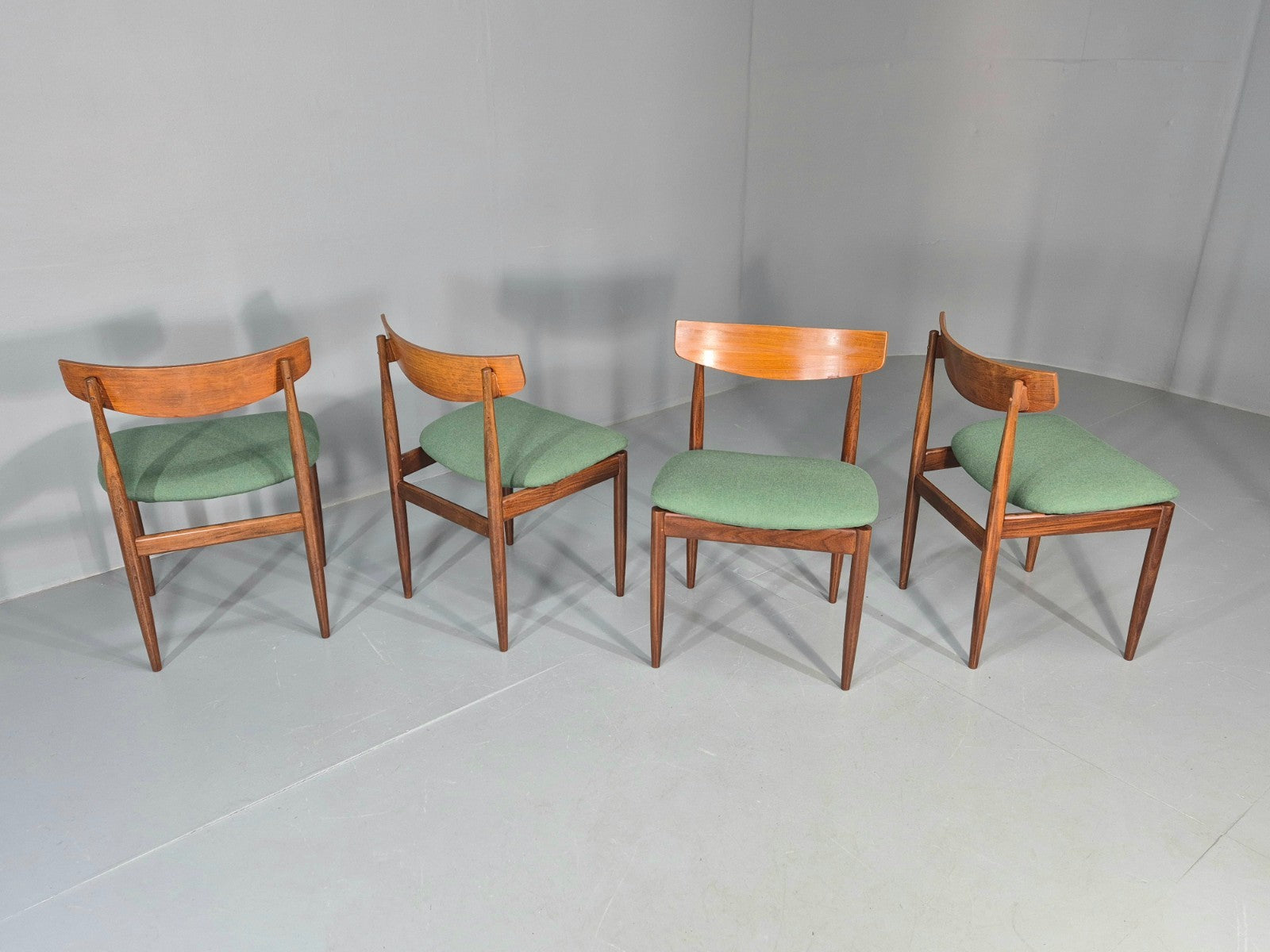 4 Vintage G Plan Dining Chairs Danish Design 1960s Retro MCM EB11484 MDIN9