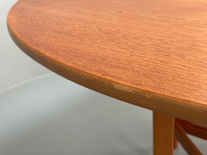 Vintage Teak Drop Leaf Dining Table By Jentique EB9767 MWOO - UKDK FURNITURE