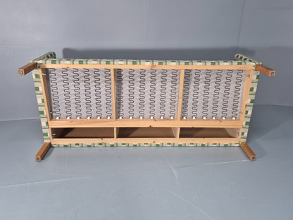 Mid Century Three Seater Sofa Danish Lost and Found Upholstery MCM EB10971 M3SS8