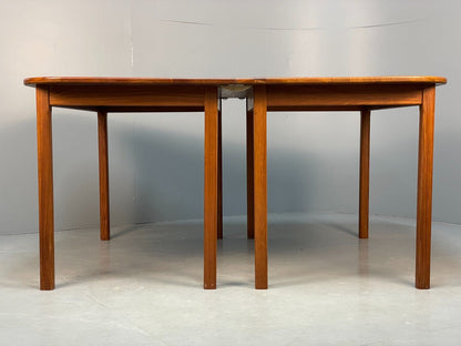 Vintage Solid Teak Extending Modular Rectabgular Dining Table Unique EB8848 MWOO - UKDK FURNITURE