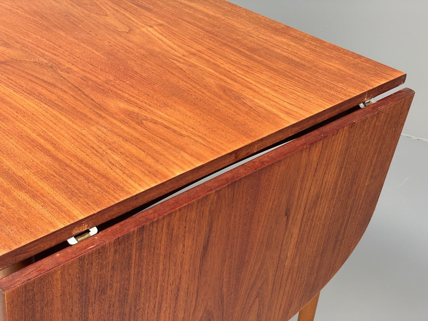 Vintage Teak Extending Dining Table Drop Leaf Beech Mid Century EB9813 MWOO - UKDK FURNITURE