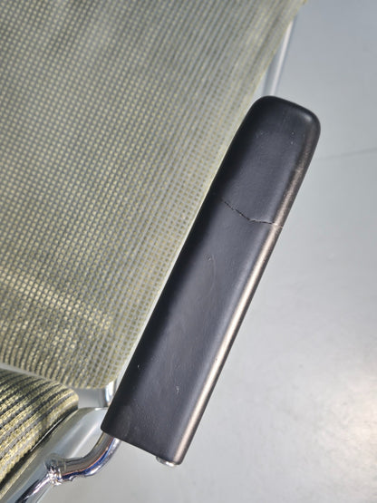 6 1980s Retro Stacking Chairs Chrome Frame Swedish Design Retro MCM EB10606 MSTA11