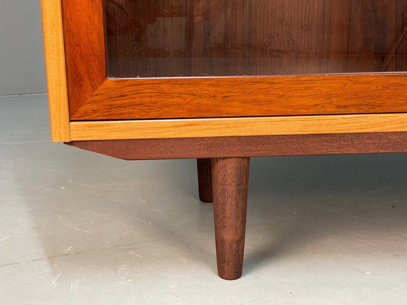 Vintage Danish Glazed Shelving Unit Bookcase Retro Mid Century EB9107 MWOO - UKDK FURNITURE