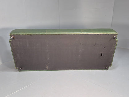 Vintage Green Leather Sofa 1970s Harrods Retro MCM EB9475 M3SS - UKDK FURNITURE