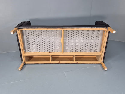 Mid Century Two Seater Sofa Danish Brown Leather Mogensen Vintage  EB10107 M2SS8