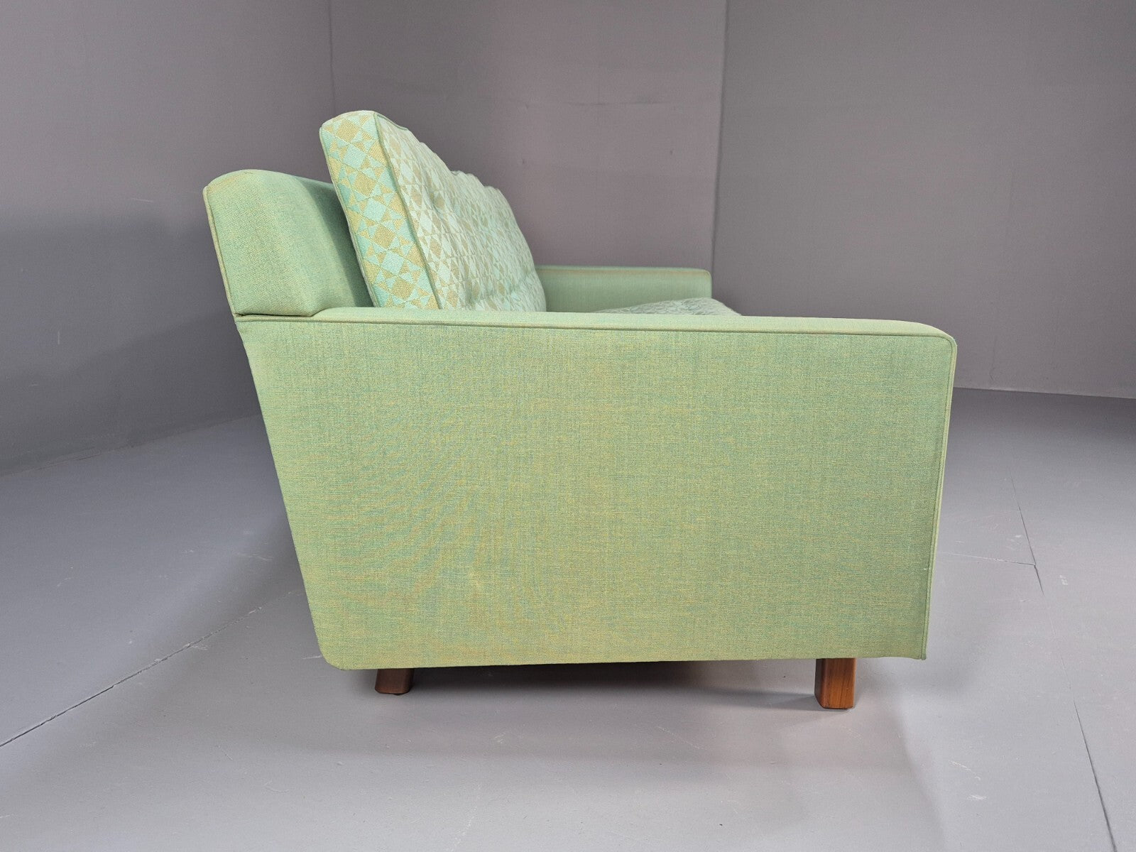 Vintage Swedish Dux Green 3 Seat Sofa 1960s Retro Mid Century EB7747 M3SS - UKDK FURNITURE